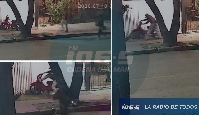 Robo de moto (Maldonado): delincuente sustrajo un birrodado estacionado frente a una pizzería.