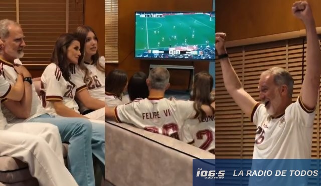 Casa Real (España): festejo familiar tras clasificación a la final.