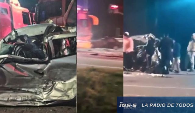 Tragedia Vial (conductor ebrio): murieron tres jóvenes de 20, 25 y 28 años.