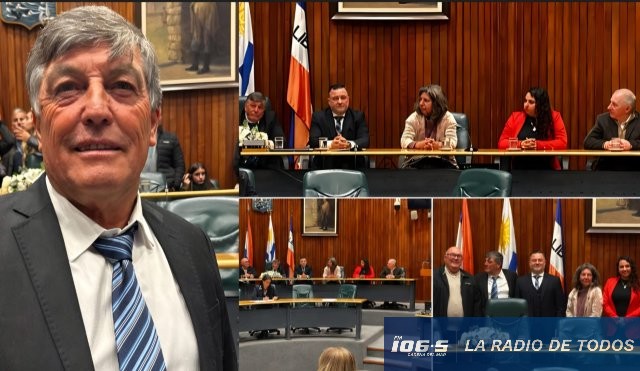 Junta Departamental de Maldonado: Osvaldo Matteu asumió la Presidencia.