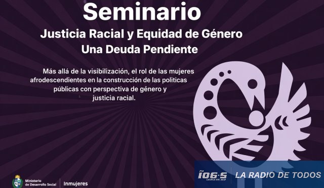Mes de la Afrodescendencia: realizan seminario “Justicia racial y equidad de género, una deuda pendiente”.