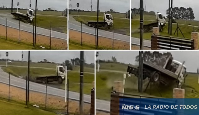 Trabajadora Sexual (motel de Pando): no pagó, escapó en camión, despistó y terminó detenido.