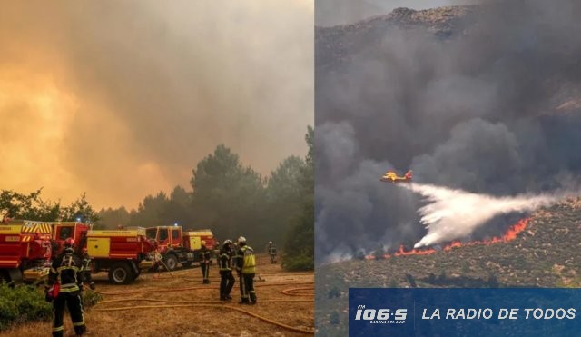 Incendios (Europa): devastadores fuegos forestales fuerzan evacuaciones masivas y despliegue militar en Francia y España.
