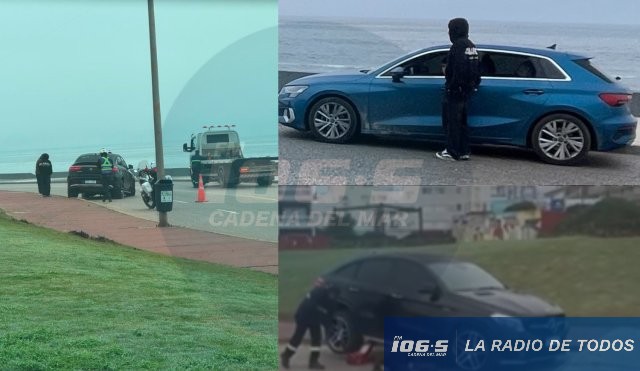 Punta del Este: accidente de tránsito movilizó a la Policía y a inspectores de Tránsito de IDM.