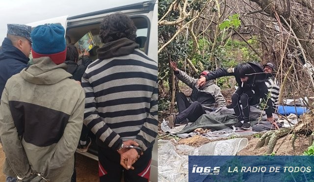 Maldonado: Prefectura desalojó un campamento precario en la Parada 28 de la Mansa.