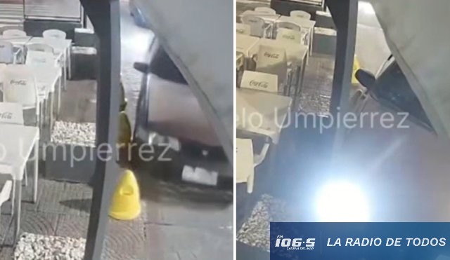 Maldonado: conductor perdió el control y chocó contra un comercio en la peatonal.