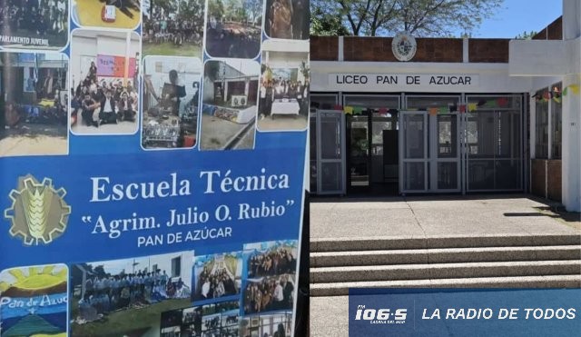 Pan de Azúcar: estudiantes de Escuela Técnica y del Liceo avanzan en proyecto de invernáculo.