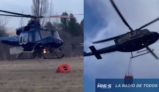 Tragedia (Argentina): siete personas murieron al estrellarse un helicóptero que combatía incendios forestales.