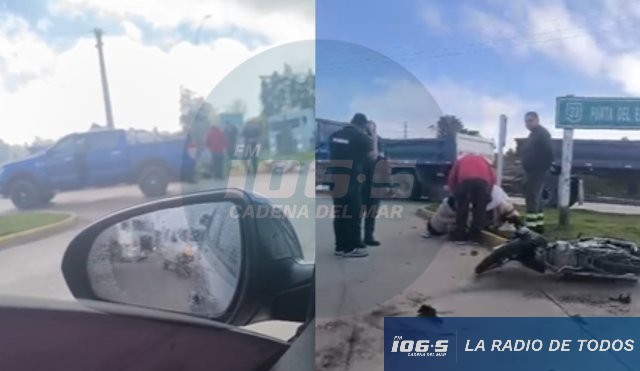 Siniestro de tránsito (Maldonado): una camioneta embistió a una mujer que circulaba en moto.