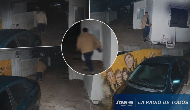 Mal momento (Barrio Odizzio): la alarma lo obligó a escapar.