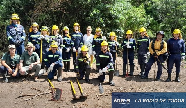 Bomberos (Maldonado): más de 20 funcionarios entrenaron rescates.