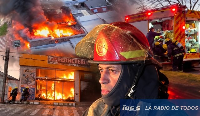 Incendio Ferretería Moraes 