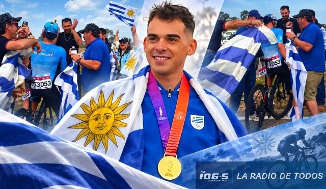 Thomas Silva Coussan (ODESUR): conquistó medalla de oro en ciclismo de ruta.