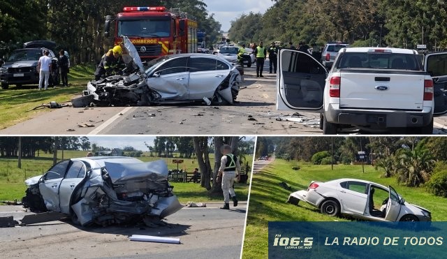 Siniestro fatal ruta 9 Rocha 