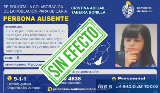 Cristina Abigail Tabeira Bonilla. 