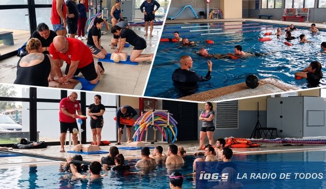 Capacitación RCP PISCINA POLICÍA CERRO PELADO