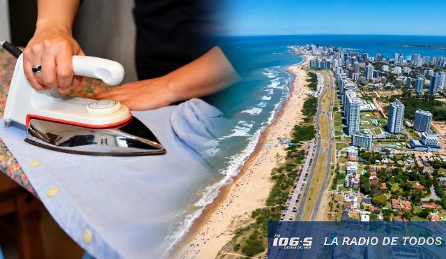 Vista aérea Doméstica empleada Punta del este 