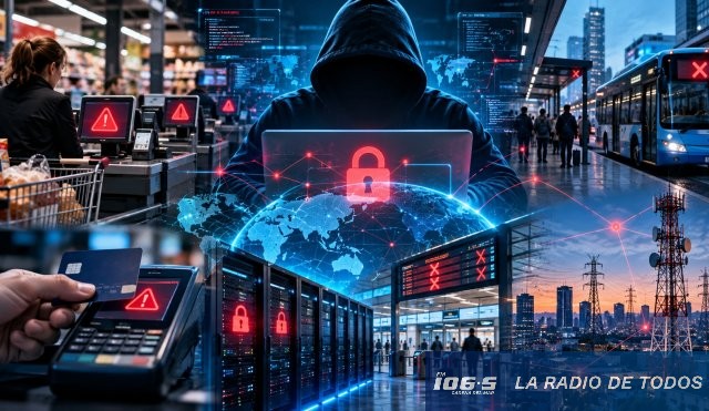 Ciberdelitos (nuevos objetivos): Atacan infraestructuras operativas y afectan desde supermercados a redes de transporte.