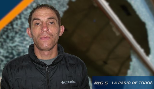Tentativa de hurto (Zona Oeste): Rompió un vidrio para ingresar a una vivienda y terminó en prisión.