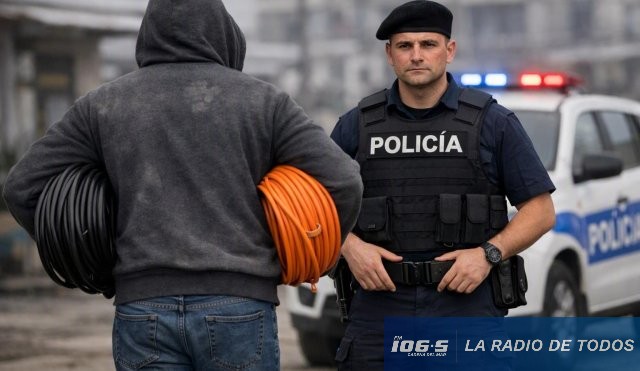 Hurto de cables (Maldonado): joven de 19 años fue condenado a seis meses de libertad a prueba.