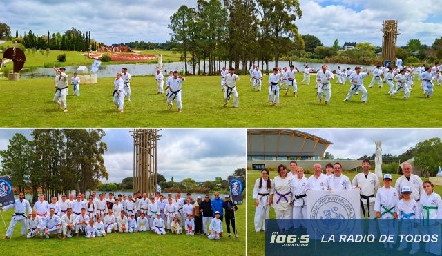Artes marciales (Maldonado): Celebraron con éxito el Día Mundial del Karate con fuerte presencia local.