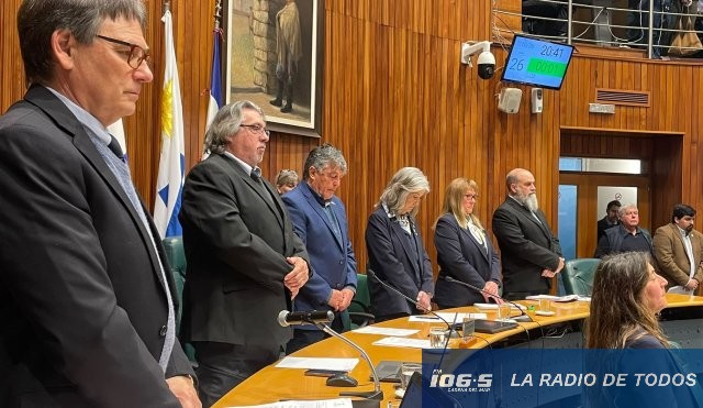 Junta Departamental de Maldonado: minuto de silencio en memoria del periodista Gerardo Debali.