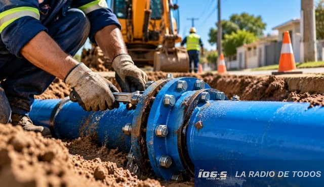 Suministro de Agua Potable (OSE): corte programado en El Chorro hoy.