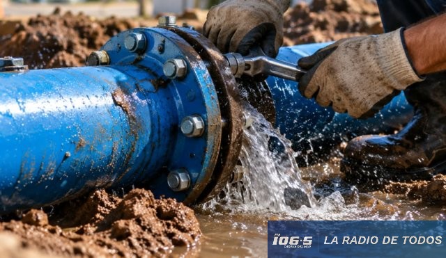Suministro de Agua Potable (OSE): corte en barrios de Maldonado para hoy.