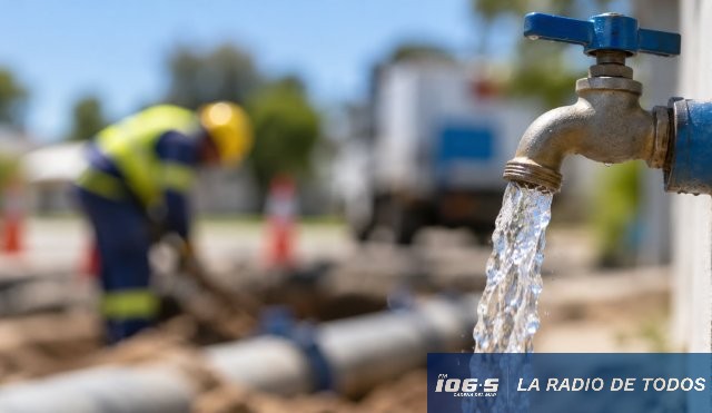Suministro de Agua Potable (OSE): corte en balneario La Bota para hoy.