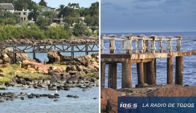 Puesta en valor (Piriápolis): Inician obras de restauración en Muelle Stella Maris y El Veril.